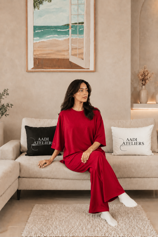 Luxury Nightwear - Maroon