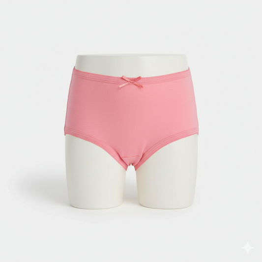 Girls Cotton Jersey Panties | Pack of 2 | Basic-Navy&Pink