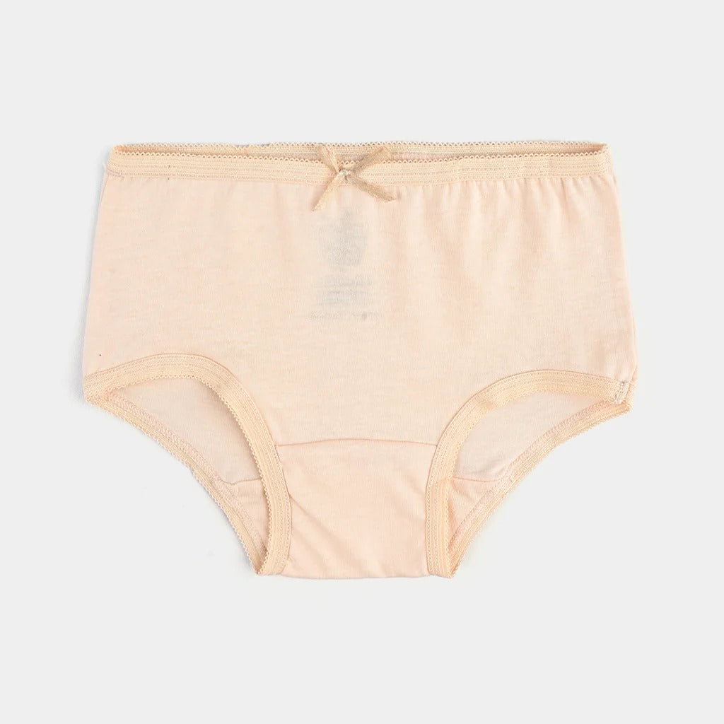 Girls Cotton Jersey Panties | Pack of 2 | Basic-Beige/Black