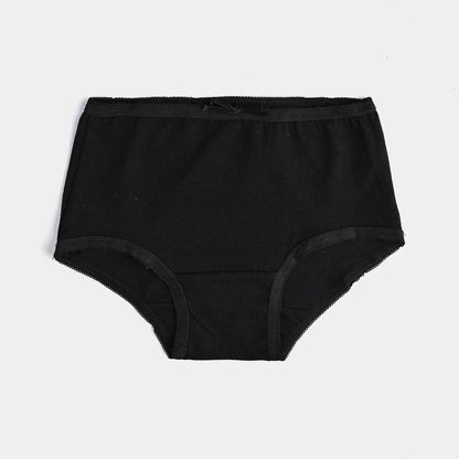 Girls Cotton Jersey Panties | Pack of 2 | Basic-Beige/Black