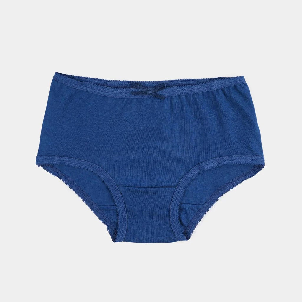 Girls Cotton Jersey Panties | Pack of 2 | Basic-Navy&Pink