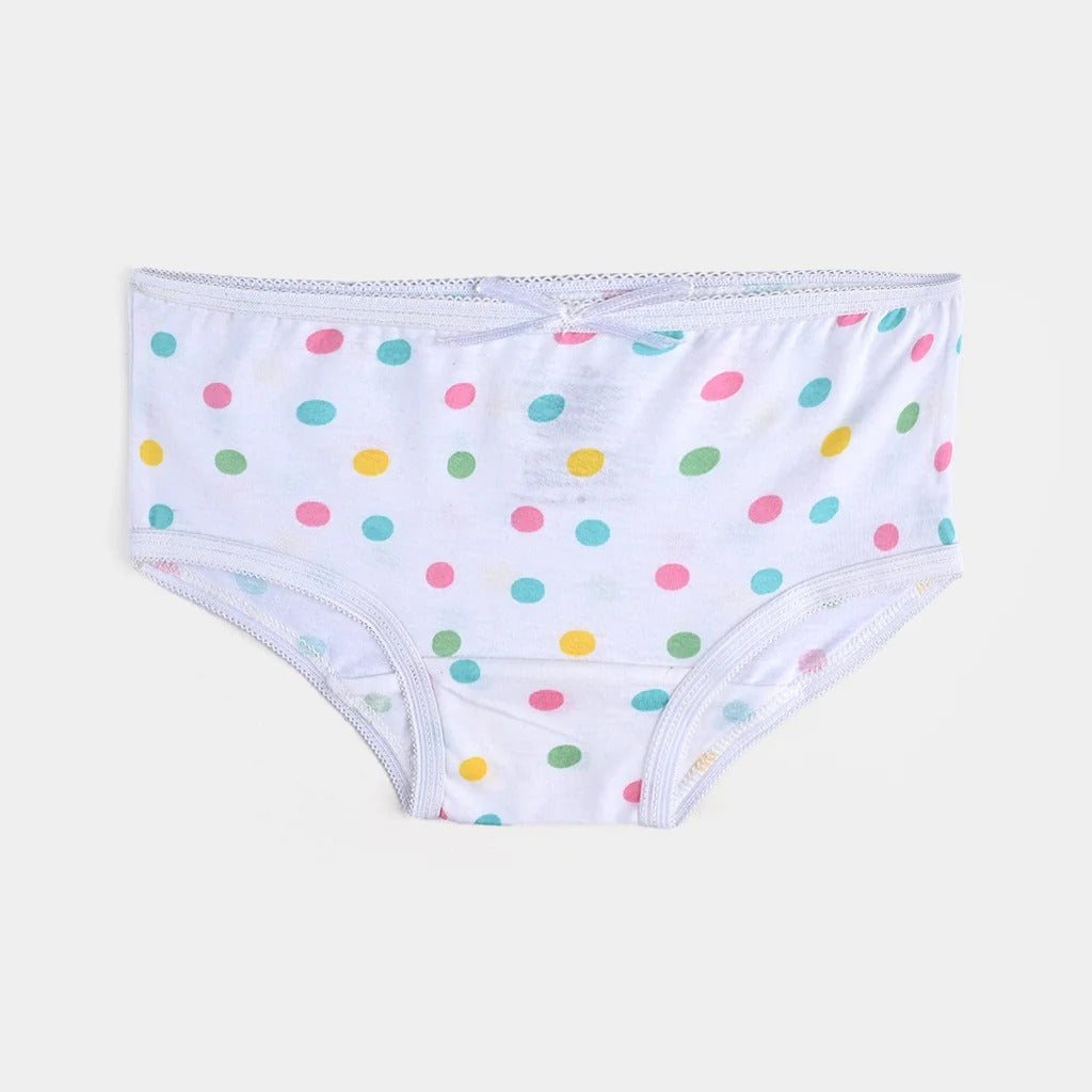Girls Cotton Jersey panties | Pack of 2 |  Polka Dots-Navy&White