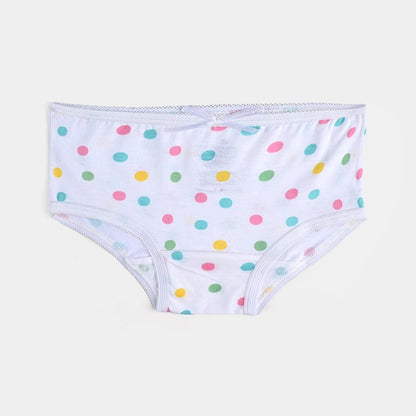 Girls Cotton Jersey panties | Pack of 2 |  Polka Dots-Navy&White