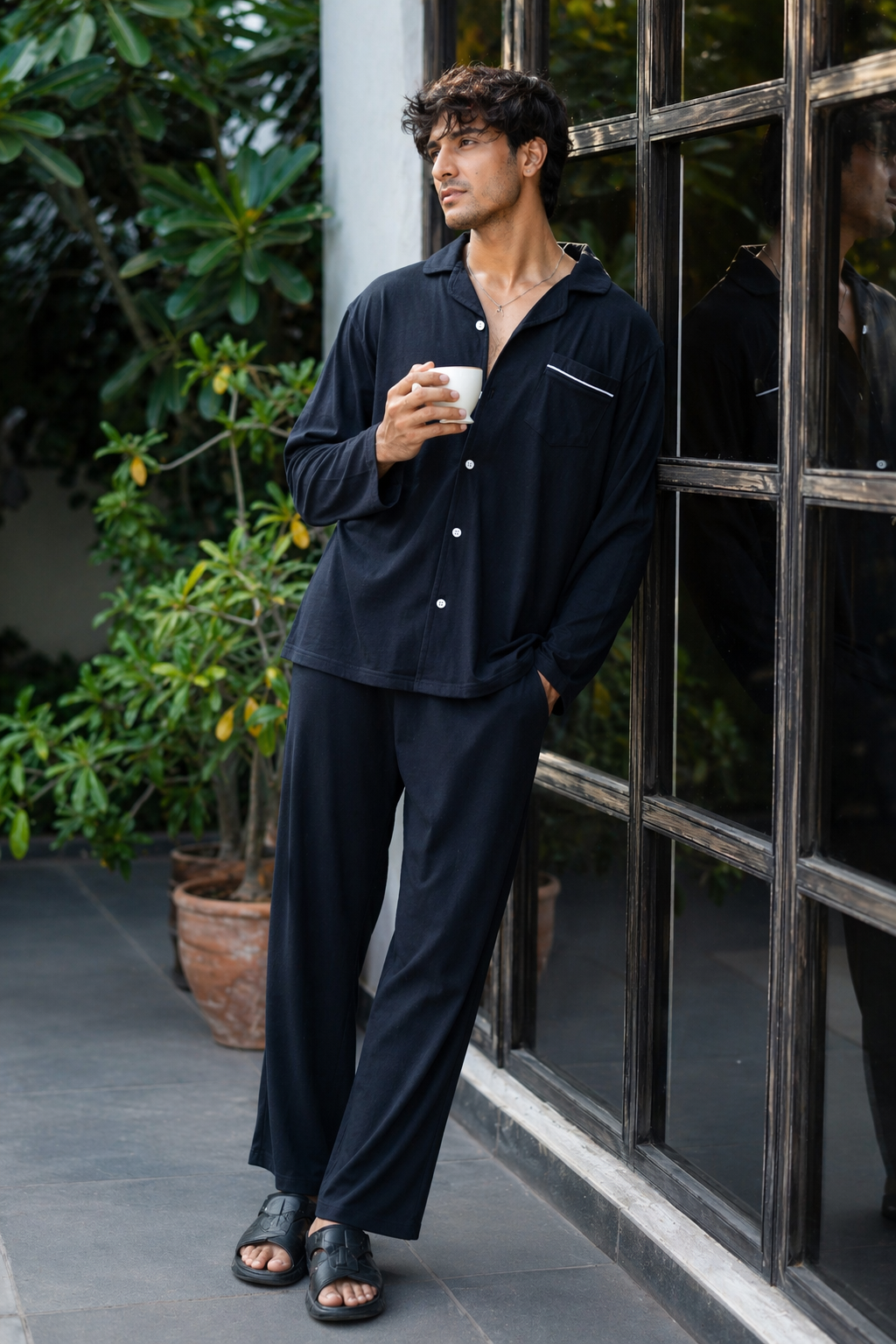 Men's Nightwear - Black
