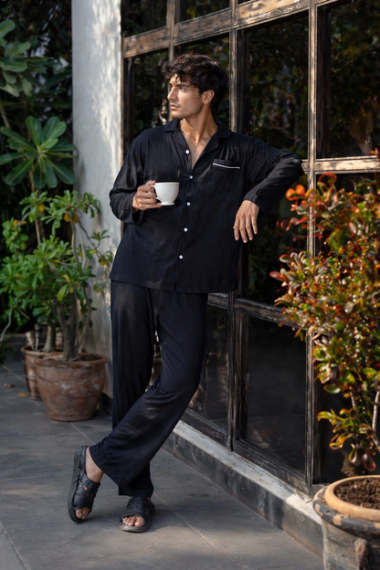 Men's Nightwear - Black
