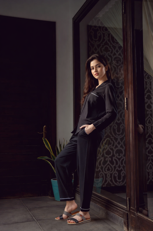 Women's Nightwear - Black Design