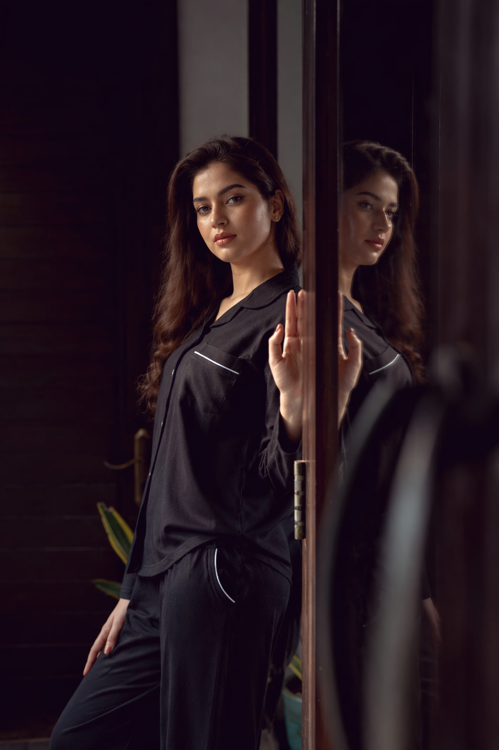 Women's Nightwear - Black Design