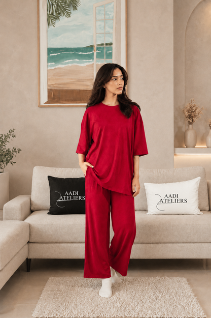 Luxury Nightwear - Maroon