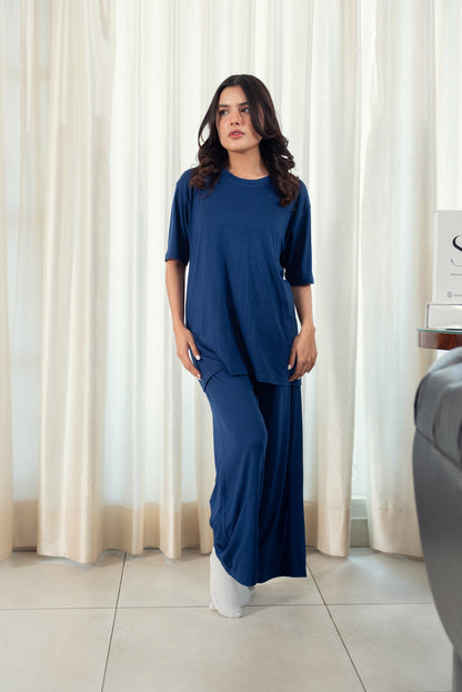 Luxury Nightwear - Navy Blue