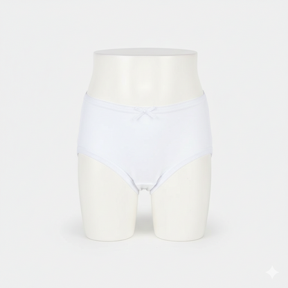Girls Cotton Jersey Panties | Pack of 2 | Basic-Black/White