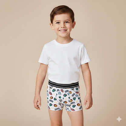 Boys Cotton Jersey Boxer Pack of 2 | Avengers Design Multi & Red