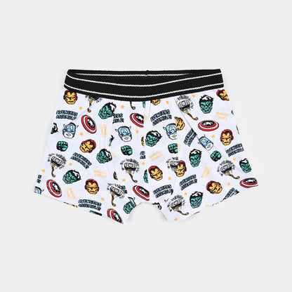 Boys Cotton Jersey Boxer Pack of 2 | Avengers Design Multi & Red