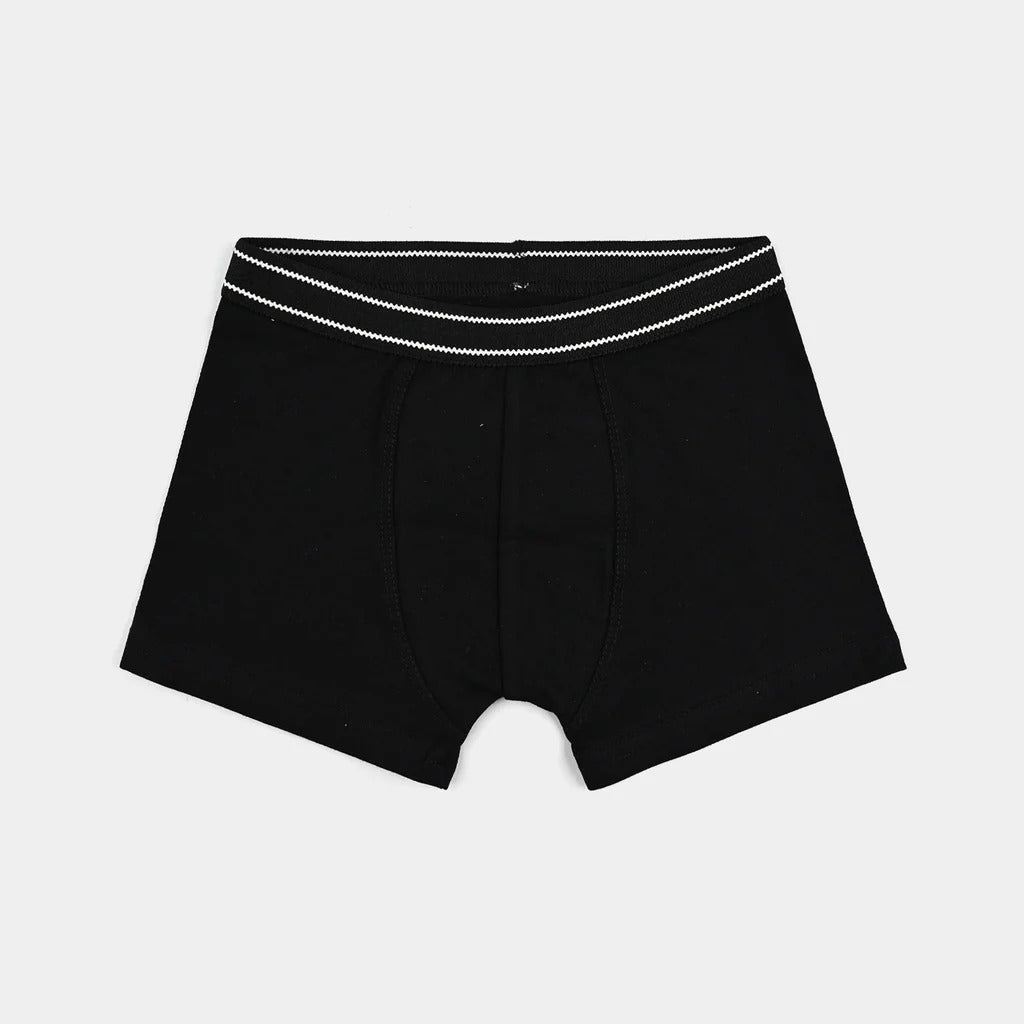 Boys Cotton Jersey Basic  Boxer - Pack oF 2 | Basic Design White & Black