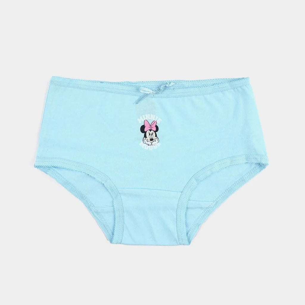 Girls Cotton Jersey Panties - Pack of 2 | MinnieMouse Desing-Blue&white