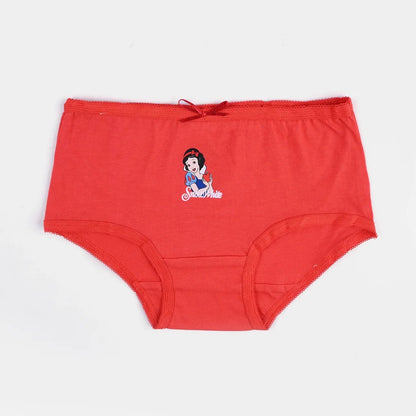 Girls Cotton Jersey Panties Pack of 2 | Barbie Design Red & Peach