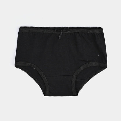 Girls Cotton Jersey Panties | Pack of 2 | Basic-Black/White