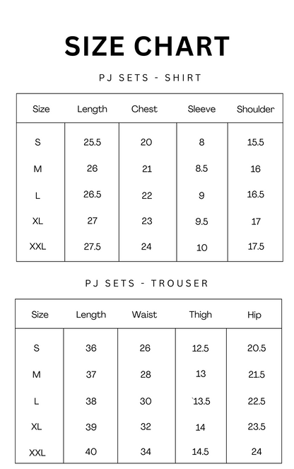 Front-Open Pj-Set Cream