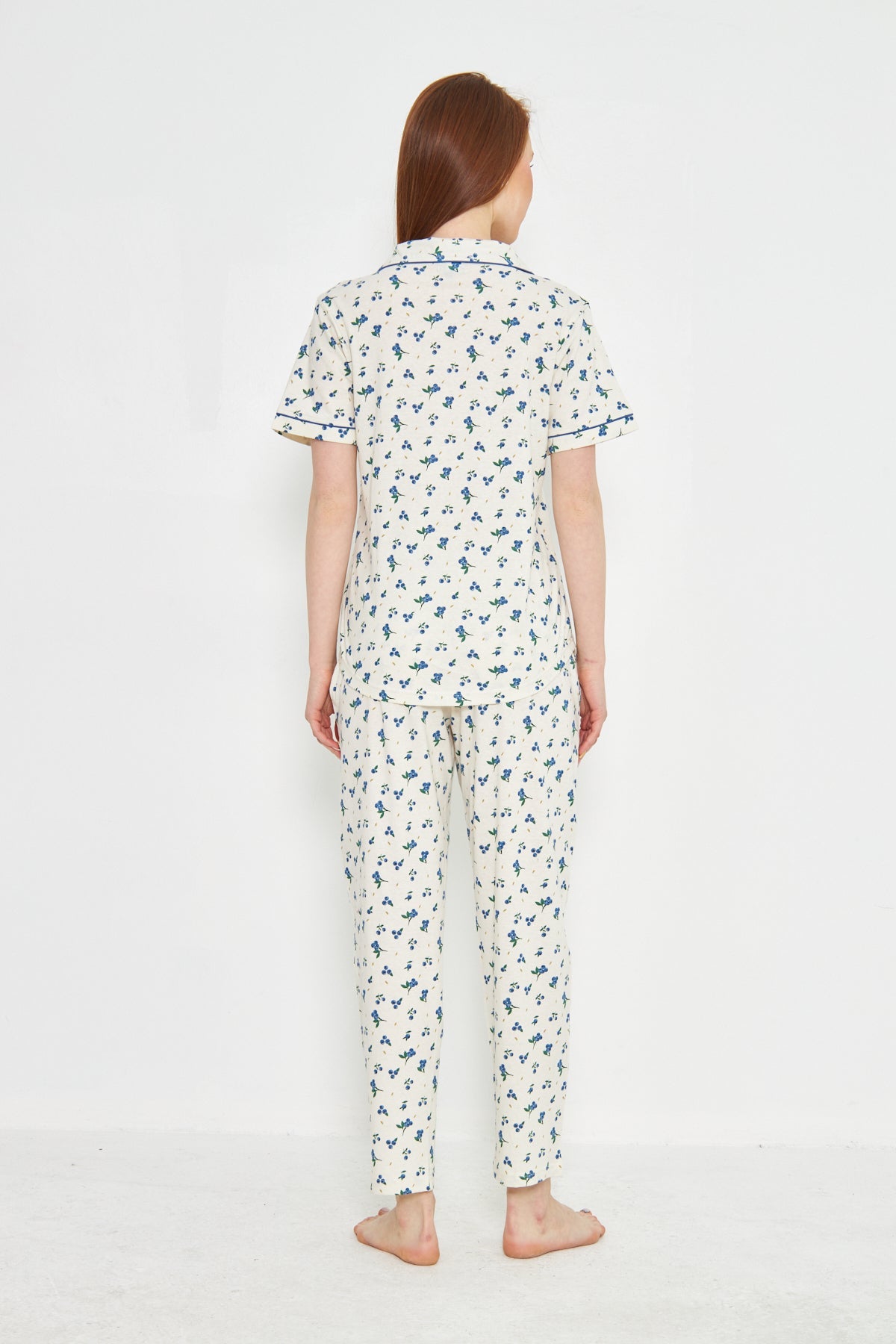Nightwear - Front Open - Blueberry Bliss