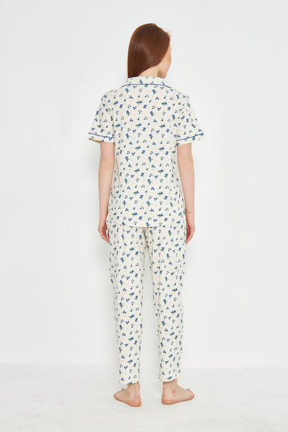 Nightwear - Front Open - Blueberry Bliss
